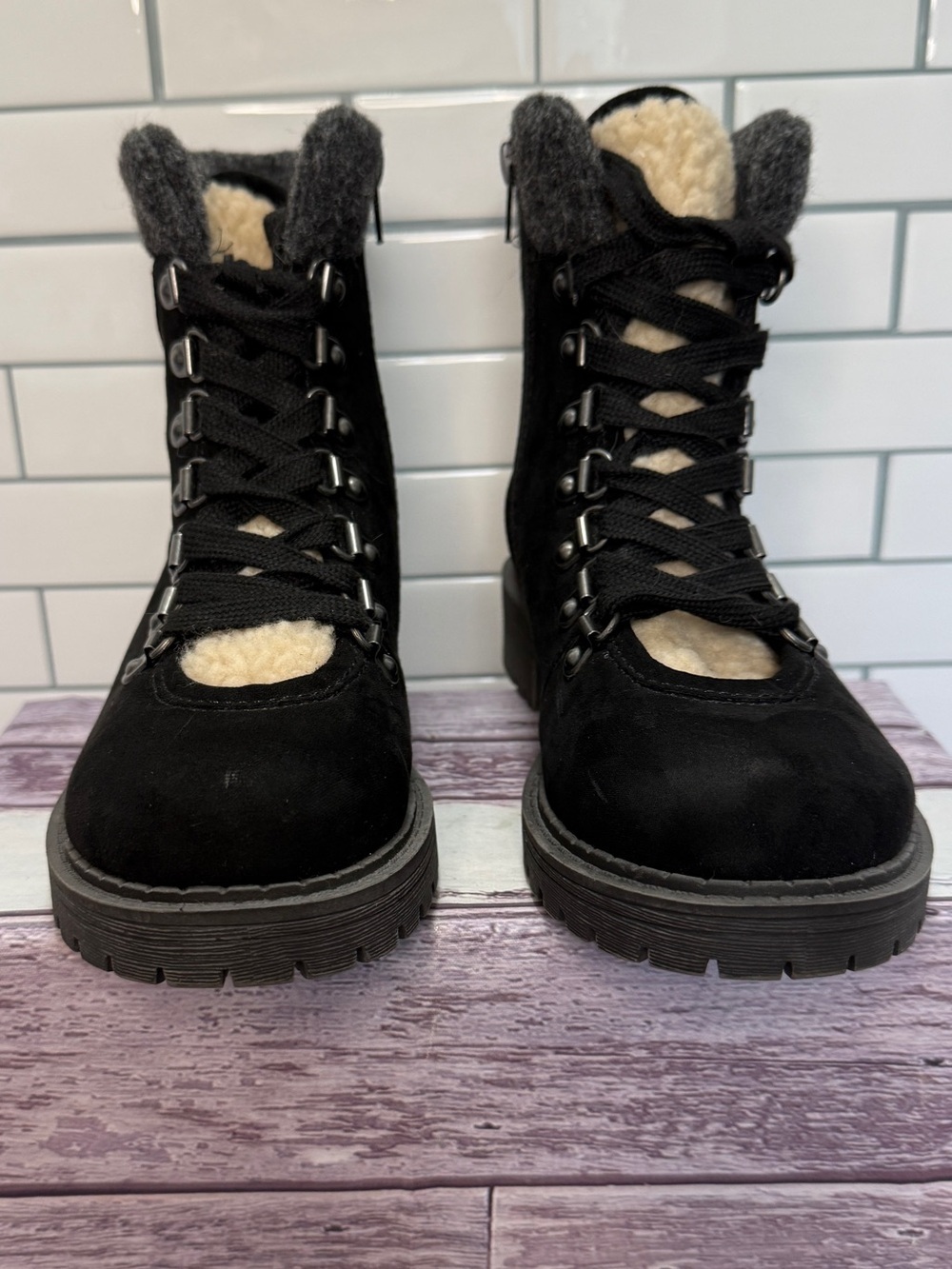 Crown Vintage Hopper Combat Boot Size 6.5 - Picture 4 of 8